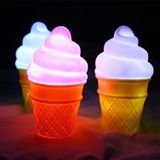 3 stks Cartoon Ice Cream Night Light Kinderkamer LED-licht