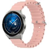 Voor Huawei Watch GT3 Pro 46mm 22mm Ocean Style siliconen effen kleur horlogeband