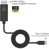 UC506 USB-C / Type-C to HDMI 2K 60Hz HDTV Cable