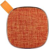 X25 Portable Fabric Design Bluetooth Stereo Speaker  with Built-in MIC  Support Hands-free Calls & TF Card & AUX IN  Bluetooth Distance: 10m(Orange)