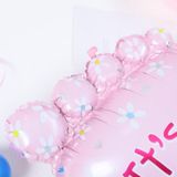 2 Stks Baby Verjaardag Decoratie Achtergrond Layout Voeten Helium Lift Off Aluminium Folie Ballon  Grootte: 46 × 79cm