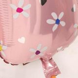 2 Stks Baby Verjaardag Decoratie Achtergrond Layout Voeten Helium Lift Off Aluminium Folie Ballon  Grootte: 46 × 79cm