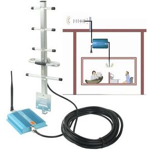 GSM 900 Cellular Phone Signal Repeater Booster + Antenna (60dB)