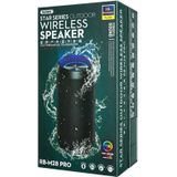 REMAX RB-M28 Pro Star Series TWS Bluetooth 5.0 Portable Outdoor Waterproof Bluetooth Speaker  Support AUX & Light(Blue)