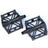 Soldier Mountain Bike Aluminum Foot Pedal Highway Bike Special Pedal Foot(Black)