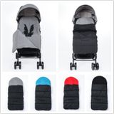 Winter and Autumn Baby Stroller Sleeping Bag Waterproof Stroller Foot Cover(White)