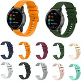 Voor Huawei Watch GT Runner 22 mm golvend stippatroon effen kleur siliconen horlogeband