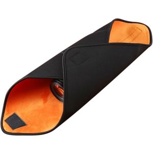 Hundred-folding Cloth Photography Camera SLR Liner Lens Bag Thickening Wrapped Cloth Plus Velvet  Size: 40x40cm (Orange)