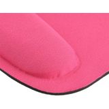 Cloth Gel Wrist Rest Mouse Pad(Magenta)