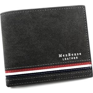 MenBense heren korte portemonnee gepersonaliseerde portemonnee Frosted clutch geldclip