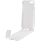 Simple Design Vertical Flip Leather Case for iPhone 6(White)