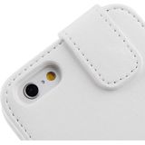 Simple Design Vertical Flip Leather Case for iPhone 6(White)
