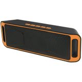 Portable Stereo Wireless Bluetooth Music Speaker  Support Hands-free Answer Phone & FM Radio & TF Card  For iPhone  Galaxy  Sony  Lenovo  HTC  Huawei  Google  LG  Xiaomi  other Smartphones(Orange)