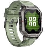 HAMTOD NX3 1.83 inch Smart Watch  Support Bluetooth Call / Sleep / Heart Rate / Blood Oxygen / Blood Pressure Monitoring (Camouflage)