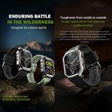 HAMTOD NX3 1.83 inch Smart Watch  Support Bluetooth Call / Sleep / Heart Rate / Blood Oxygen / Blood Pressure Monitoring (Camouflage)