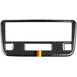 Car Carbon Fiber German Color CD Panel Decorative Sticker for Mercedes-Benz Traje Para GLK X204 300  260  350  250  220  2013-2015  Left and Right Drive Universal