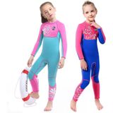 SLINX 1903 Kids Full Body Long Sleeve Thermal Wetsuit  Size: S(Sapphire)