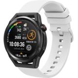 Voor Huawei Watch GT Runner 22 mm effen kleur zachte siliconen horlogeband