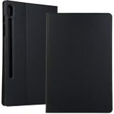 For Samsung Galaxy Tab S7 T870 (2020) Voltage Elastic Texture Horizontal Flip Leather Case with Holder(Black)