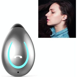 YX08 Ultra-light Ear-hook Wireless V5.0 Bluetooth Earphones Ear Clip Stereo Bluetooth Headset with Mic(Grey)