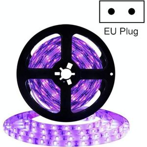 3528 SMD UV Paars Licht Strook Epoxy LED-lamp Decoratieve lichtstrip  stijl: waterdicht 10m (EU-stekker)