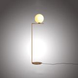 Electroplated Glass Ball Floor Lamp Indoor Home Decoration Light