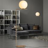Electroplated Glass Ball Floor Lamp Indoor Home Decoration Light