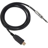 US48S USB to 6.35mm Electric Guitar Recording Cable  Cable Length:3m