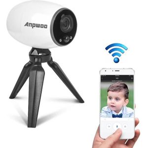 Anpwoo Cannon 1.3MP 960P 1/3 inch CMOS HD WiFi IP Camera With Tripod Holder  Support Motion Detection / Night Vision (White)