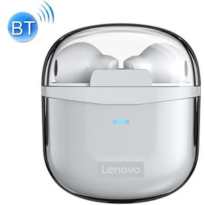 Originele Lenovo XT96 Noise Reduction Semi-in-Ear Bluetooth-oortelefoon met transparante Jelly Charging Box (White)