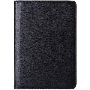 Litchi Texture 360 Degrees Rotating Horizontal Flip Solid Color Leather Case with Holder and Intelligent Sleep / Wake-up Function for iPad Pro 12.9 inch(Black)
