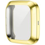 For Fitbit versa 2 Plating TPU All-inclusive Protective Shell(Gold)