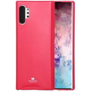 MERCURY GOOSPERY JELLY TPU Shockproof and Scratch Case for Galaxy Note 10+ (Rose Red)