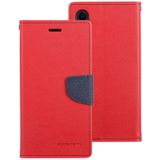 MERCURY GOOSPERY FANCY DIARY Horizontal Flip Leather Case for iPhone XR  with Holder & Card Slots & Wallet(Red)