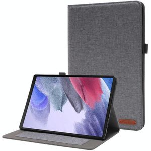 Voor Samsung Galaxy Tab A8 10.5 2021 Horizontale Flip Fabric PU-lederen tabletcase met kaartslots & houder