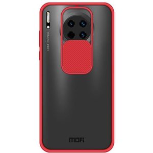 For Huawei Mate 30 MOFI Xing Dun Series PC + TPU Anti-peep Waterproof And Anti-drop All-inclusive Protective Shell  Translucent Frosted(Red)