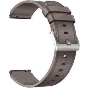 For Huawei Watch GT2 Pro Leather Replacement Strap Watchband(Grey)