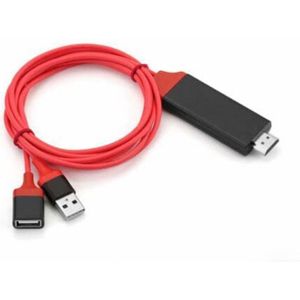 Dongle USB Male + USB Female naar HDMI Male 1080P HDMI Kabels Adapter