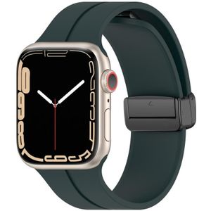 Siliconen horlogeband in effen kleur voor Apple Watch Series 8&7 41 mm