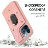 Voor iPhone 11 Pro Max Armor Ring Portemonnee Achterkant Telefoonhoes