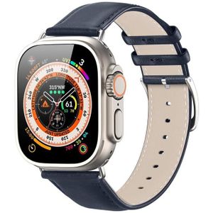 Voor Apple Watch SE 2023 44 mm DUX DUCIS YS-serie lederen horlogeband