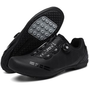 T27 Cycling Ademend Power-assisted Mountain Fietsschoenen  Grootte: 36 (Rubber-Black)