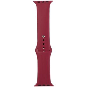 For Apple Watch Series 5 & 4 44mm / 3 & 2 & 1 42mm Silicone Watch Replacement Strap  Long Section (Men)(Cherries)