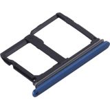 Nano SIM Card Tray + Micro SD Card Tray for LG Stylo 4 / Q Stylus Q710 / LM-Q710CS / LM-Q710MS / LM-Q710ULS / LM-Q710ULM / LM-Q710TS / LM-Q710WA (Blue)