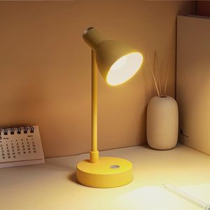 8099 LED Oogbescherming Touch Dimmen Tafellamp (Vitaliteit Geel)
