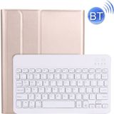 A11BS 2020 Ultra-thin ABS Detachable Bluetooth Keyboard Protective Case for iPad Pro 11 inch (2020)  with Backlight & Pen Slot & Holder (Gold)