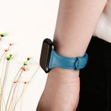 For Fitbit Versa 2 Smart Watch Genuine Leather Wrist Strap Watchband  Shrink Version(Grey Flower)