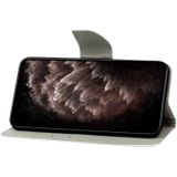 Geschilderd Patroon Horizontale Flip Lederen Case met Houder & Card Slot & Portemonnee voor iPhone XS MAX (Gypsophila)