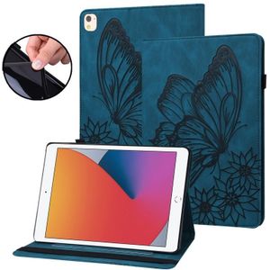 Grote vlinder in reliëf Smart lederen tablethoes voor iPad 10.2 2020 / air 2019