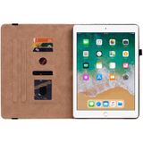 Kleur Weave Smart Lederen Tablet Case voor iPad Pro 9.7 2018/2017 (Brown)